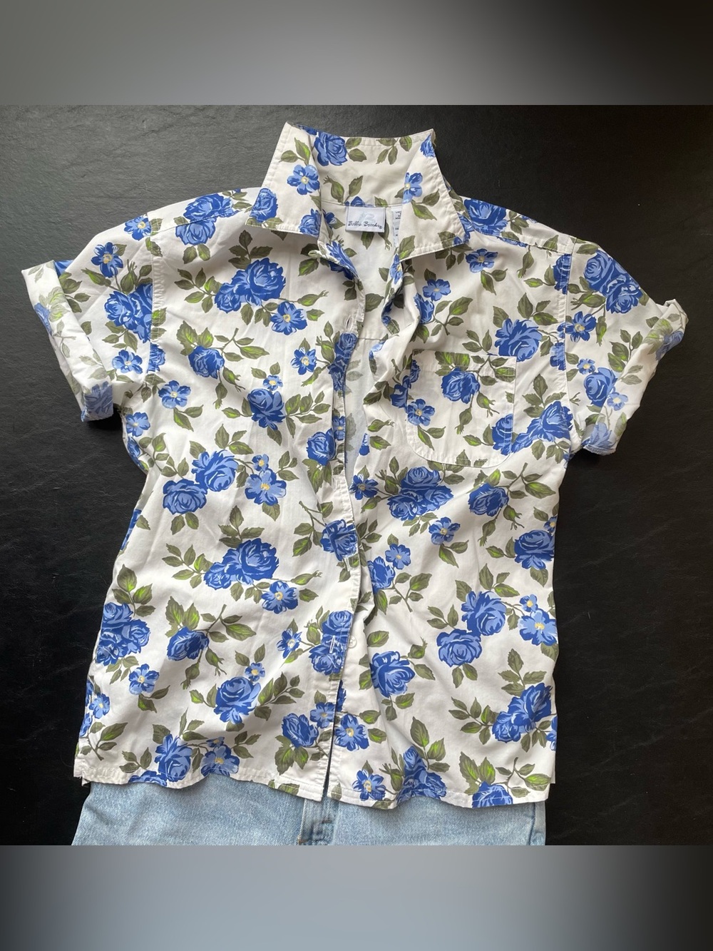 Bobbie Brooks Floral Blouse, short sleeve